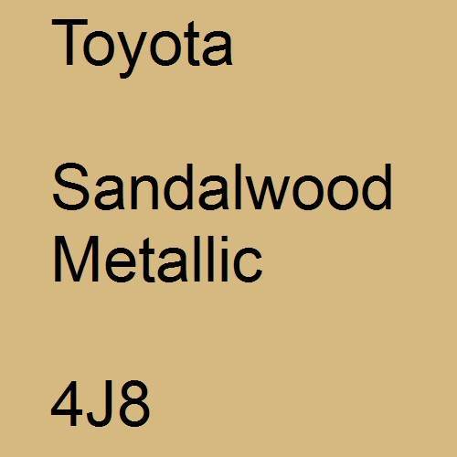 Toyota, Sandalwood Metallic, 4J8.